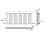 AICA (Double 600x1180mm, White) Designer Oval Column Radiator Central Heating 2