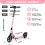 (Pink) Adult Kick Scooter with Double Shock Absorption 5
