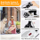 (White) Adult Kick Scooter with Double Shock Absorption 6