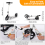 (White) Adult Kick Scooter with Double Shock Absorption 3