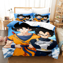(17, King(220x240cm)) Anime seven dragon ball 3D digital printing three sets of four sets of single double King Super king duvet cover pillowcase