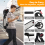 (Black) Adult Kick Scooter with Double Shock Absorption 4