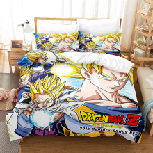(9, Super King(220x260cm?) Anime seven dragon ball 3D digital printing three sets of four sets of single double King Super king duvet cover pillowcase
