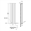 AICA (Double 1600x354mm, White) Designer Oval Column Radiator Central Heating 2