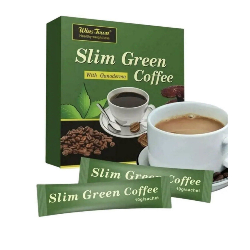 18 Sachet Slim Green Coffee with Ganoderma 4 Body Detox, Weight Loss 1