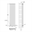 AICA (Double 1800x472mm, Anthracite) Designer Oval Column Radiator Central Heating 2