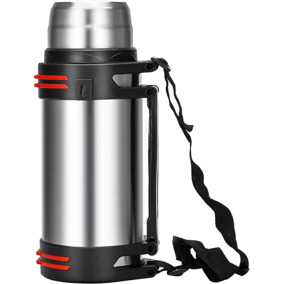 3000ml Stainless Steel Thermos Bottle Double-Wall Vacuum Insulation Flask With Shoulder Strap