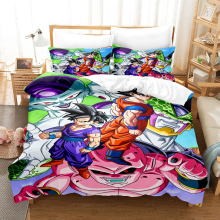 (13, King(220x240cm)) Anime seven dragon ball 3D digital printing three sets of four sets of single double King Super king duvet cover pillowcase