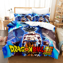 (16, Super King(220x260cm?) Anime seven dragon ball 3D digital printing three sets of four sets of single double King Super king duvet cover pillowcase