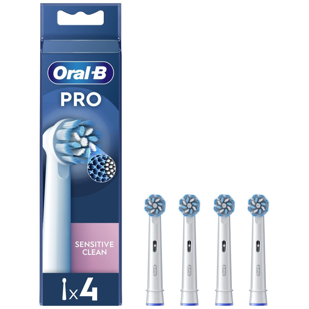 Oral-B Pro Sensitive Clean Electric Toothbrush Heads-4 Pack