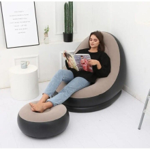 Lazy BeanBag Sofas Cover Chair No Filler Lounger Seat Bean Bag Pouf Puff