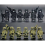 (Style G 12pcs+2jeep) 12pcs Military Soldiers Black SWAT Jeeps Minifigures Toys Fit Lego 3