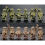 (Style G 12pcs+2jeep) 12pcs Military Soldiers Black SWAT Jeeps Minifigures Toys Fit Lego 5