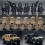 (Style G 12pcs+2jeep) 12pcs Military Soldiers Black SWAT Jeeps Minifigures Toys Fit Lego 1