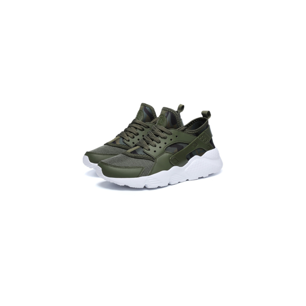 (Green, Eu41=Us8=Uk7) Casual Men Comfortable City Running Trainers Sneakers Triple Shoes Black