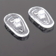 25pairs set Silicone Nose Pads Soft Comfortable Anti Slip Nose Pads For Glasses Making Repair Replacement Materials