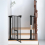 Living And Home Pressure-Fixed Stair Gate Safety Gate with Pet Door 1