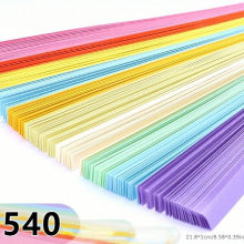 540 Sheets Gradient Five pointed Star Origami DIY Materials Paper For Household Decoration Art Handicraft Supplies