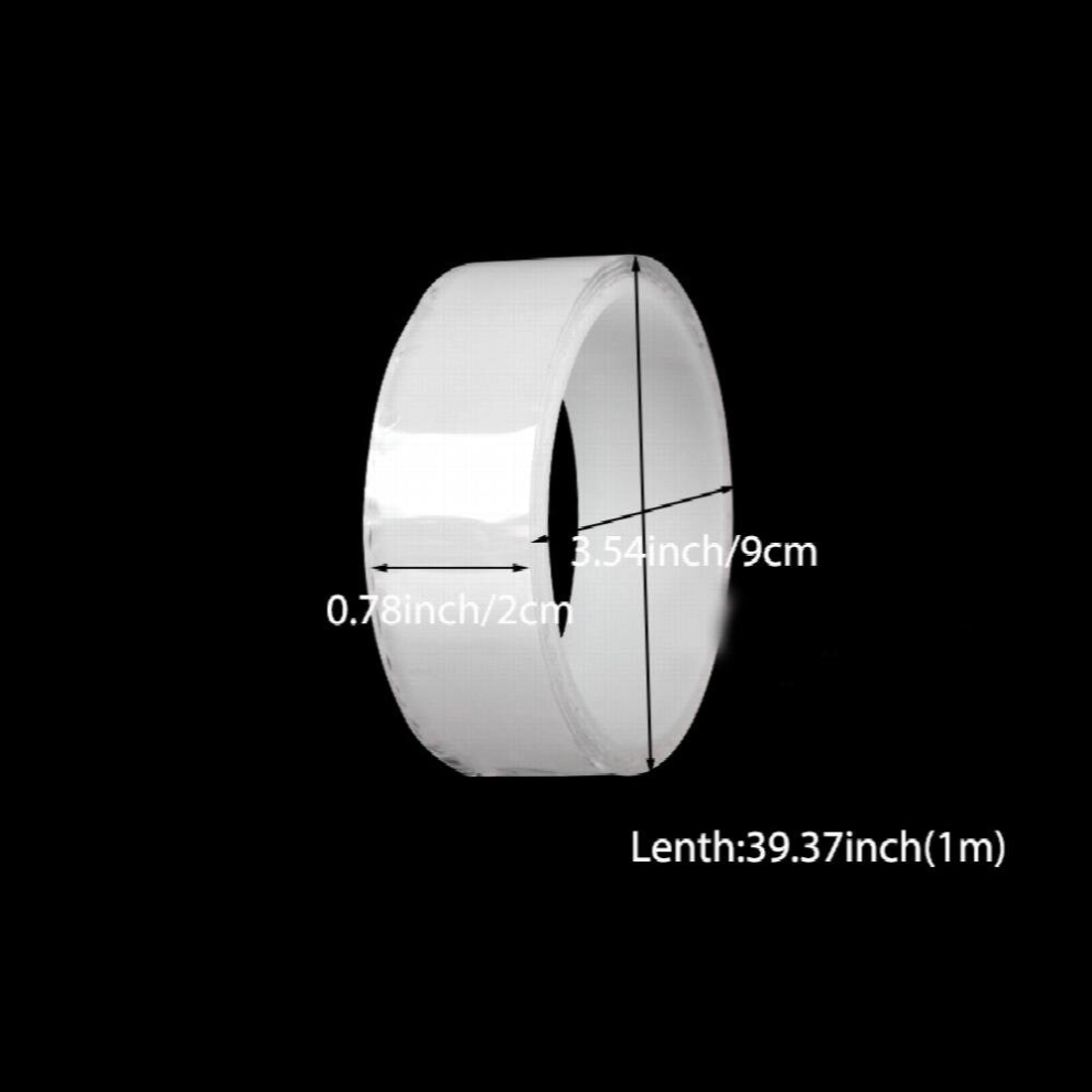 1Pc Transparent Nano Tape Washable Reusable Double Sided Tape Adhesive Nano Traceless Sticker Removable Universal Disks Glue 885680452055