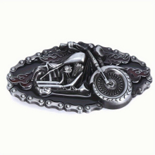 Punk Metal Belt Buckle Embossed Vintage Motorcycle Pattern Belt Buckle For Men Clothing Accessories Belt Making Repair Replacement Supplies