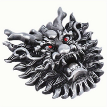 Metal Belt Buckle 3D Angry Lion Belt Buckle Fit 3 Wide Belt For Men Clothing Accessories Belt Making Repair Replacement Supplies