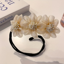 Fresh Flexible Flower Hairpin Women Girls Bun Hair Curler Maker Daily Party Outdoor Decors