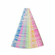 210 Sheets Glows In The Dark Origami Stars Paper Double Sided 10 Colors Decoration Paper Strips Glows In The Dark Stars Folding Paper