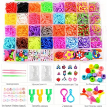 40 Grids Colorful Hand DIY Rubber Band Toys Knitting Bracelet Rubber Band Making Machine