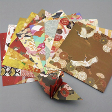 50pcs Double sided Printed Japanese And Wind Square Origami 15 01cm DIY Thousand Paper Crane Colorful Origami