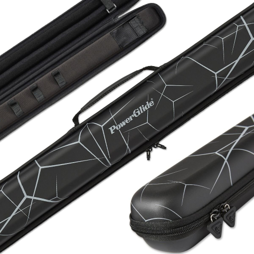 PowerGlide Snooker Svartur Noir 2-teiliger Queuekoffer