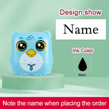1pc Kids Name Stamp For Clothes Washable Customized Text Clothing Labels For Clothing And Books School Supplies Personalized Kids Name Stamper Bird 5