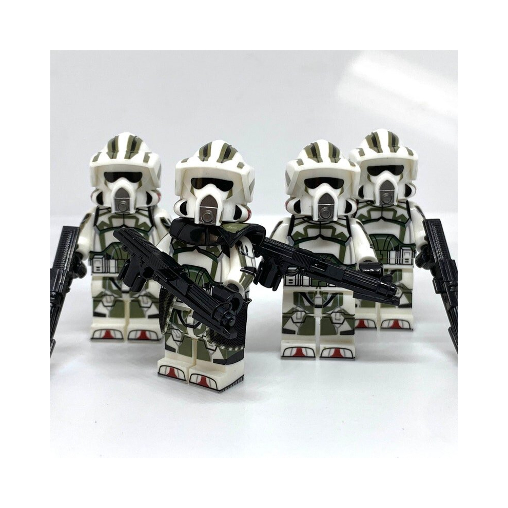 Photos - Construction Toy ARF Trooper Minifigures Star Wars Clone Shock Troopers Building Blocks Toys(4x Commander Trauma ARF Trooper)