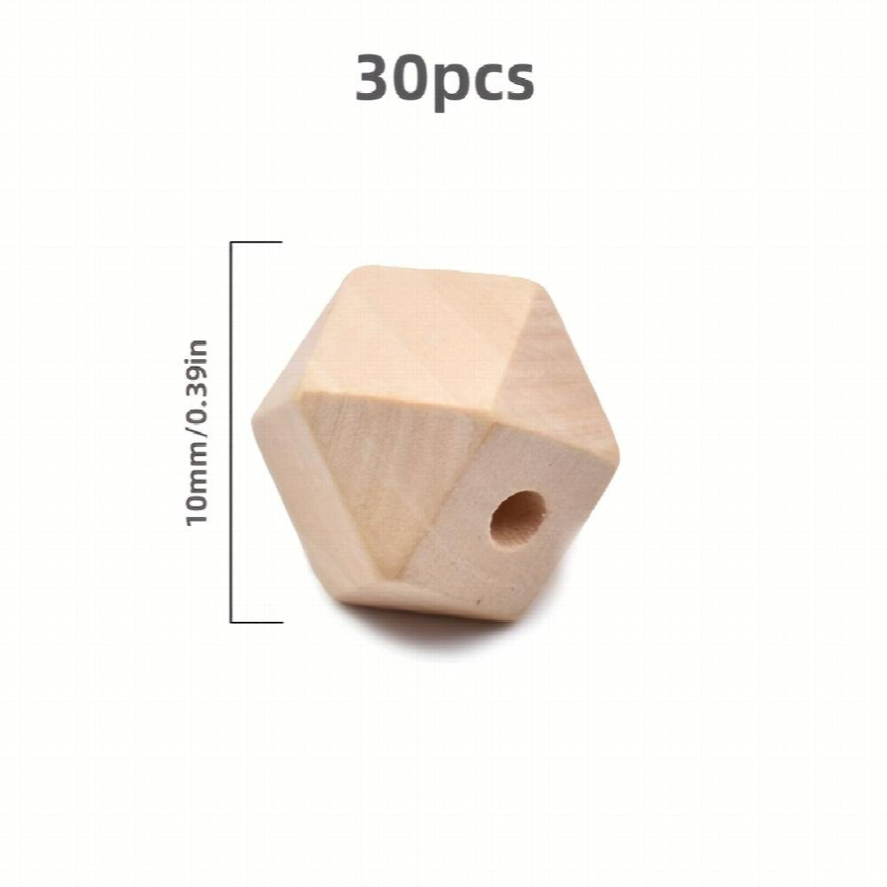 30pcs 10pcs DIY Octagonal Wood Jewelry Accessories 10 25mm Octagonal Beads Wood Beads faceted Prismatic Beads Suitable For Beads Accessories Ornaments-image-OPC-PD7CGB6-NEW