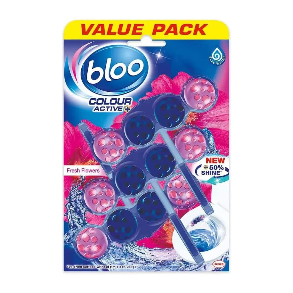 Bloo Colour Active Flower Rim Block, Flowers Triple 150 g