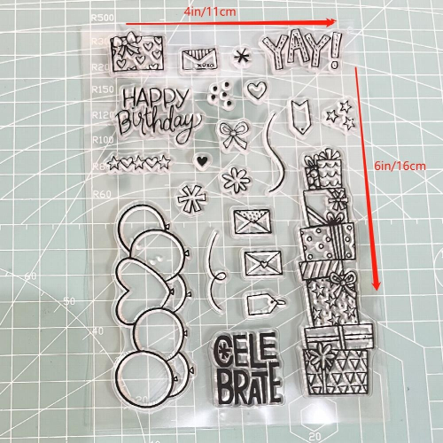 Transparent Silicone Stamp For Birthday Decoration 2