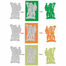 1pc Snowman DIY Metal Carbon Steel Mold For Handcraft Paper Art Embossed Etching Cutting Mold Cutting Dies