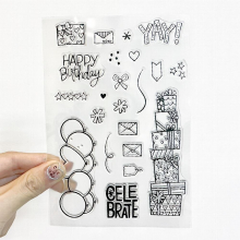 Transparent Silicone Stamp For Birthday Decoration