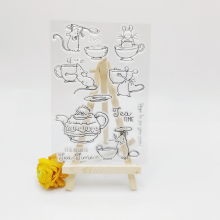1pc Creative Mouse Seal Stamp DIY For Silicone Transparent Stamp Birthday Gift For Girlfriend Boyfriend Kid