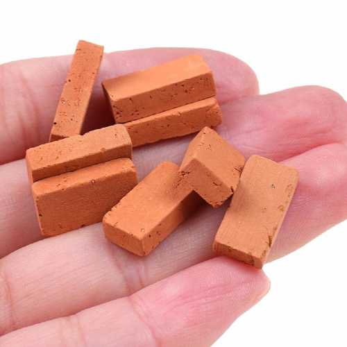 Model Brick Micro Landscape Sand Table Architecture Student Mini Scene Ultra Small Red Brick Brick