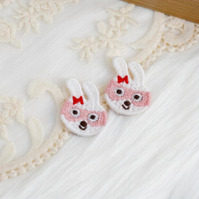 2 5 10pcs Little Rabbit DIY Sewing Accessories Can Be Sewn On Down Jackets Jeans Handbags Canvas Shoes Hair Clips Etc Suitable For Clothing Stain Cove