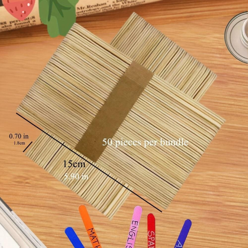 50pcs Large Popsicle Sticks DIY Materials 2