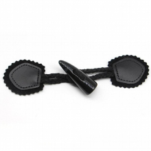 3 Pairs Of Clothing Accessories Horn Buckle Resin Horn Leather Buckle Sunflower Cashmere Coat Leather Decorative Buckle Belt Rope Buckle Childrens St