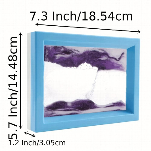 Square 3D Dynamic Landscape Quicksand Picture Frame Decoration