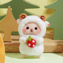 1pc Plush Sheep Series Wool Felt DIY Material Package Creative Gift Doll Decoration Decoration Pendant