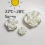 10 Pcs Cream Flat Back Cabochons For Phone Case Decorations & Jewelry Making 6