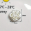 10 Pcs Cream Flat Back Cabochons For Phone Case Decorations & Jewelry Making 5
