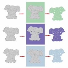 1pc Porker DIY Metal Carbon Steel Mold Paper Art Embossed Etching Cutting Mold Cutting Dies