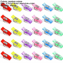 20 50pcs Multipurpose Sewing Clips Colorful Binding Clips Sewing Craft Clamps Plastic Craft