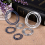 3pcs pack CutOut Circle Metal Cutting Dies Round Ring Stencil 5