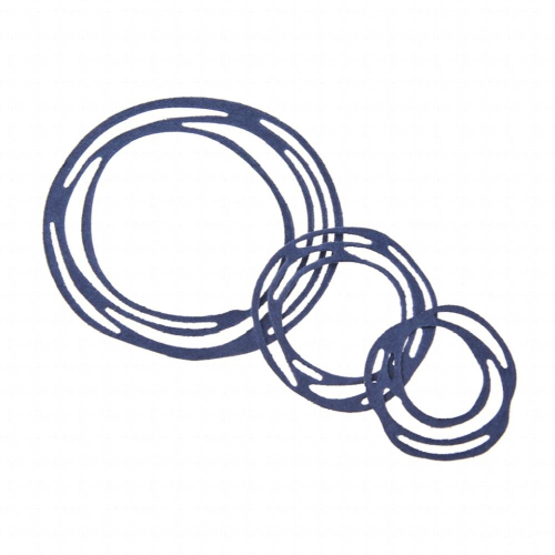 3pcs pack CutOut Circle Metal Cutting Dies Round Ring Stencil 1